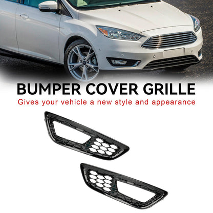 2015-2018 Ford Focus 2PCS Front Bumper Fog Light Lamp Cover Bezel Grille F1EZ15266D F1EZ15266G