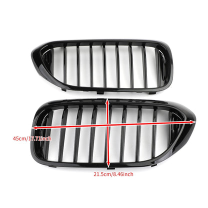 2017-2019 BMW 5 Series G30 530i 540i Gloss Black Front Kidney Grille