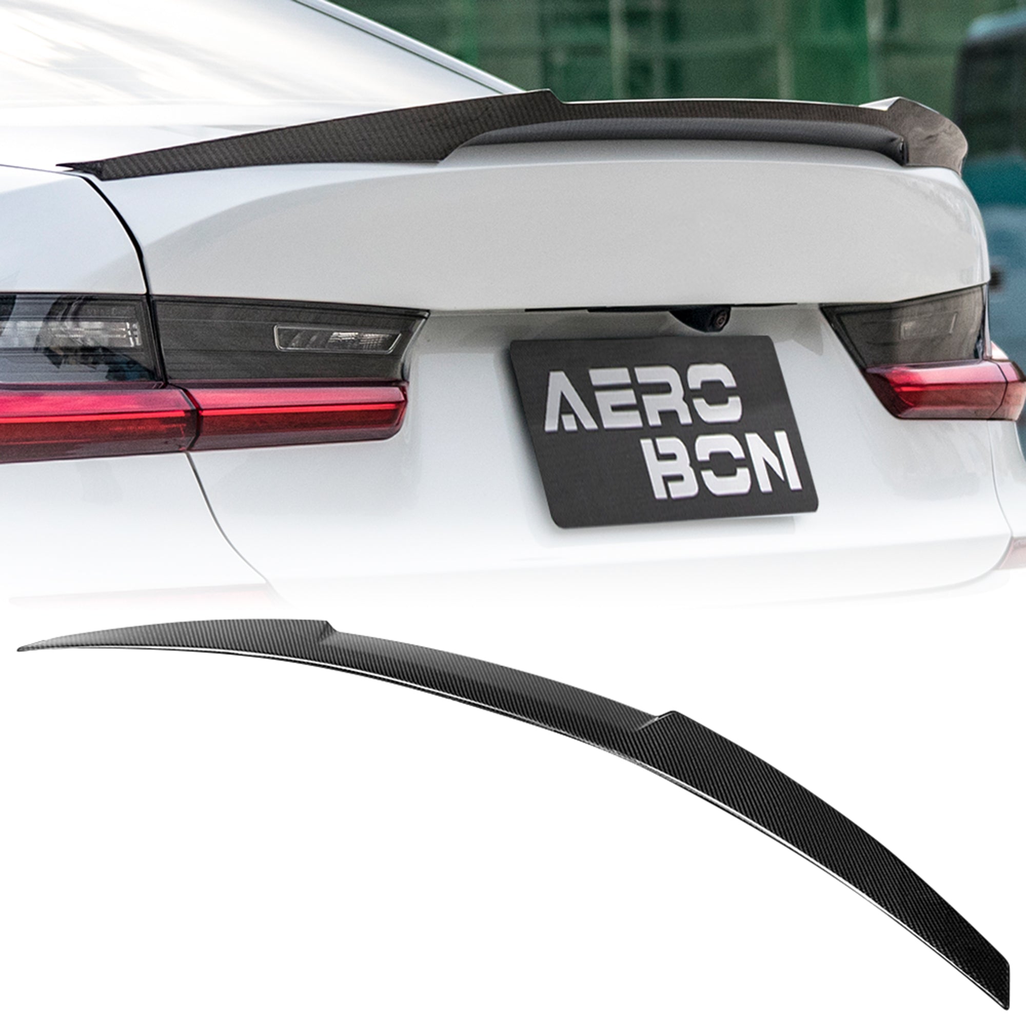 AeroBon CF Trunk Spoiler BMW 3 Series G20 / M3 G80 (2019-2026) MV - main hero view