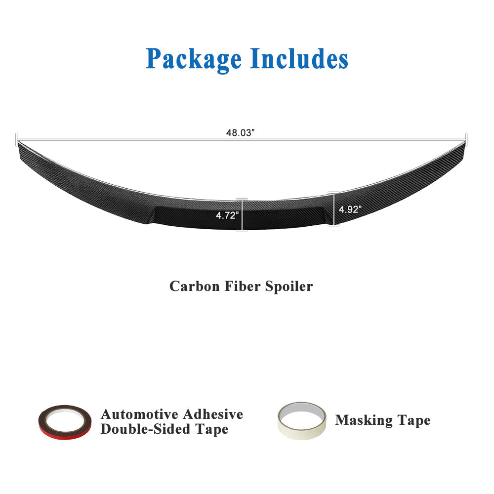 AeroBon CF Trunk Spoiler BMW 3 Series G20 / M3 G80 (2019-2026) MV - product detail view