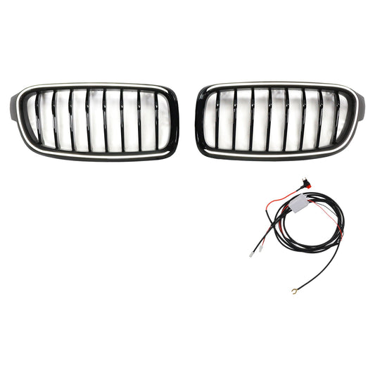2012-2019 BMW 3 Series F30 F31 F35 Gloss Black Front Kidney Grille (51137263481)
