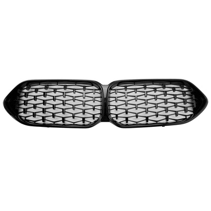 2020-2023 BMW 2 Series F44 Coupe M Diamond Gloss Black Front Kidney Grille (51135A39378)
