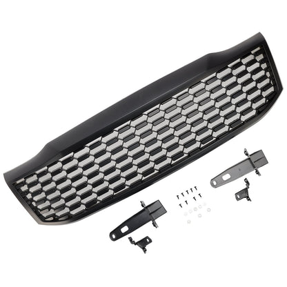 2012-2014 Toyota Hilux Vigo MK7 Matt Black Front Bumper Grill Grille