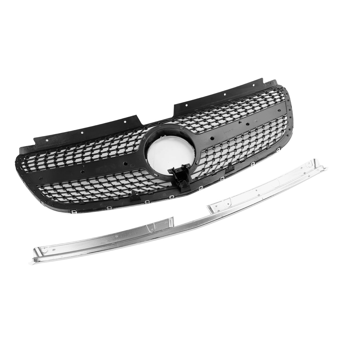 2015-2019 Mercedes-Benz Vito W447 GT Style Diamond Front Bumper Grille