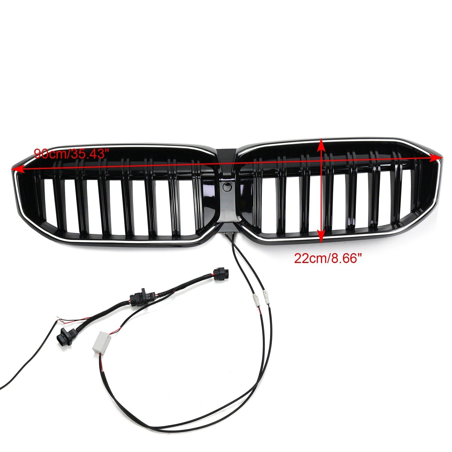 2023-2024 BMW 3 Series G20 G21 G28 Gloss Black Front Kidney Grille Mesh