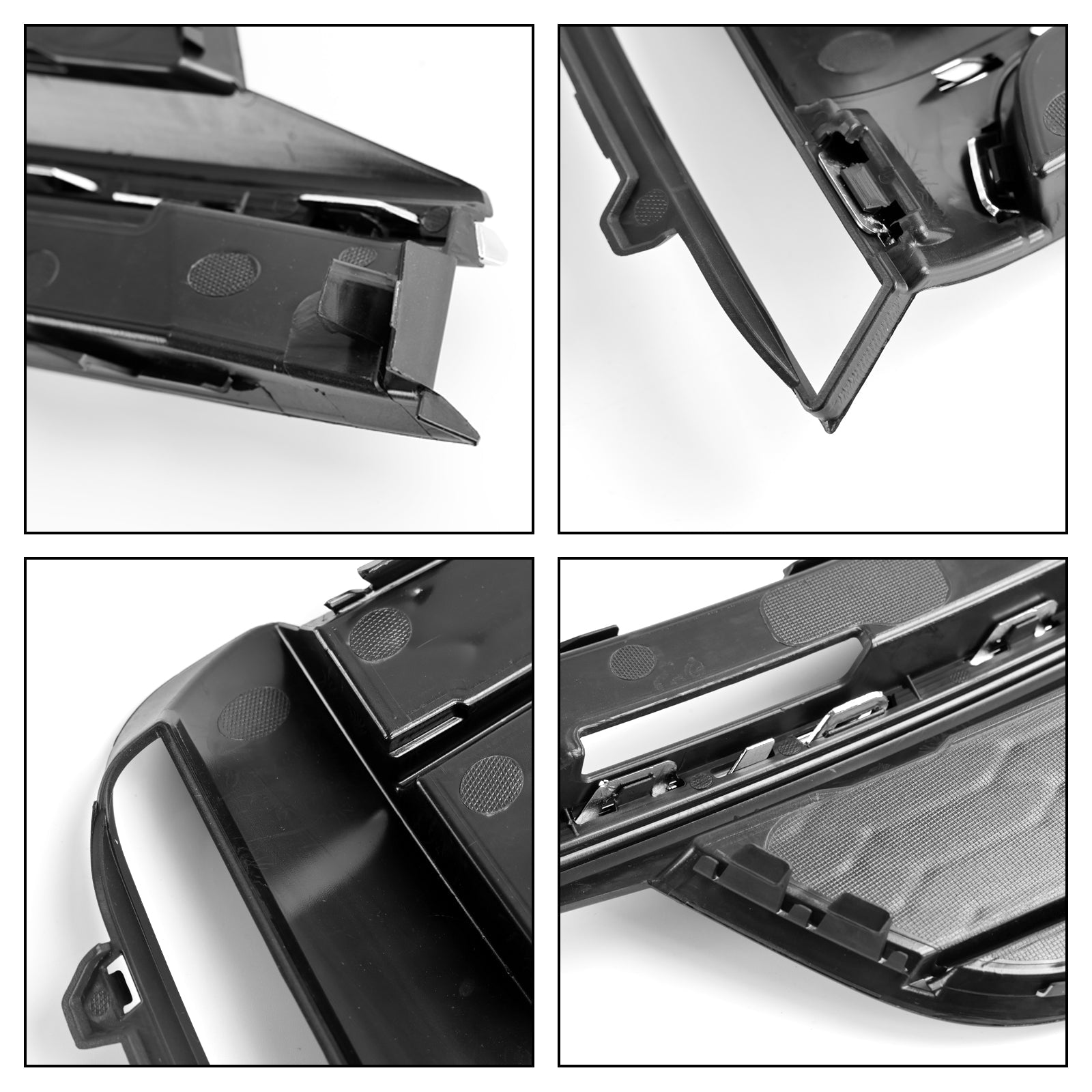 2018-2019 Audi A5 S-Line S5 Front Bumper Fog Light Grille Cover Trim — Pair (8W6807682FRU6)