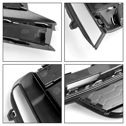 2018-2019 Audi A5 S-Line S5 Front Bumper Fog Light Grille Cover Trim — Pair (8W6807682FRU6)