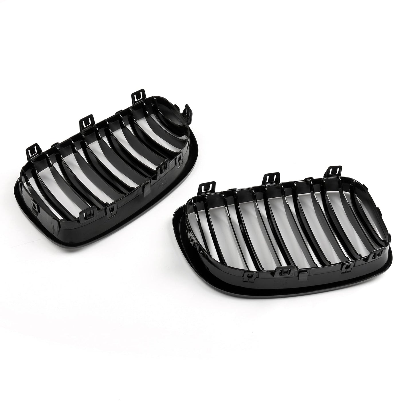 2008-2011 BMW E82 Coupe Gloss Black Front Kidney Grille