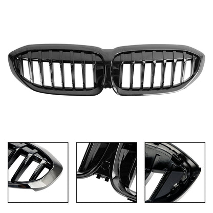 2019-2022 BMW 3 Series G20 G28 Gloss Black Front Kidney Grille (51138072085)