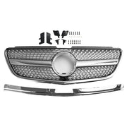 2015-2019 Mercedes-Benz Vito W447 GT Style Diamond Front Bumper Grille