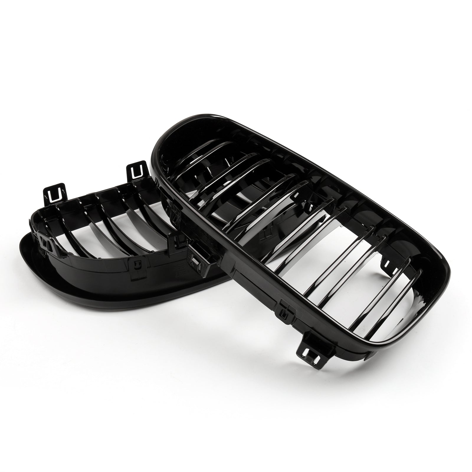 2008-2011 BMW E82 Coupe Gloss Black Front Kidney Grille