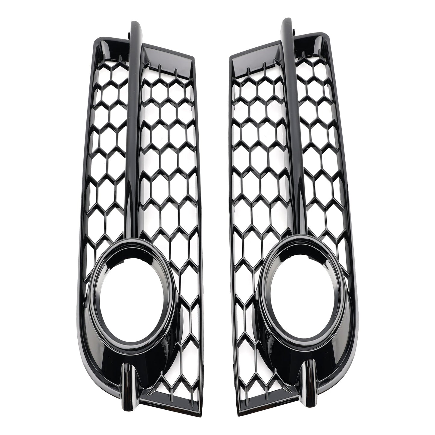 2007-2010 Audi TT MK2 Fog Light Cover Grille — Pair (8J0807681 / 8J0807682)