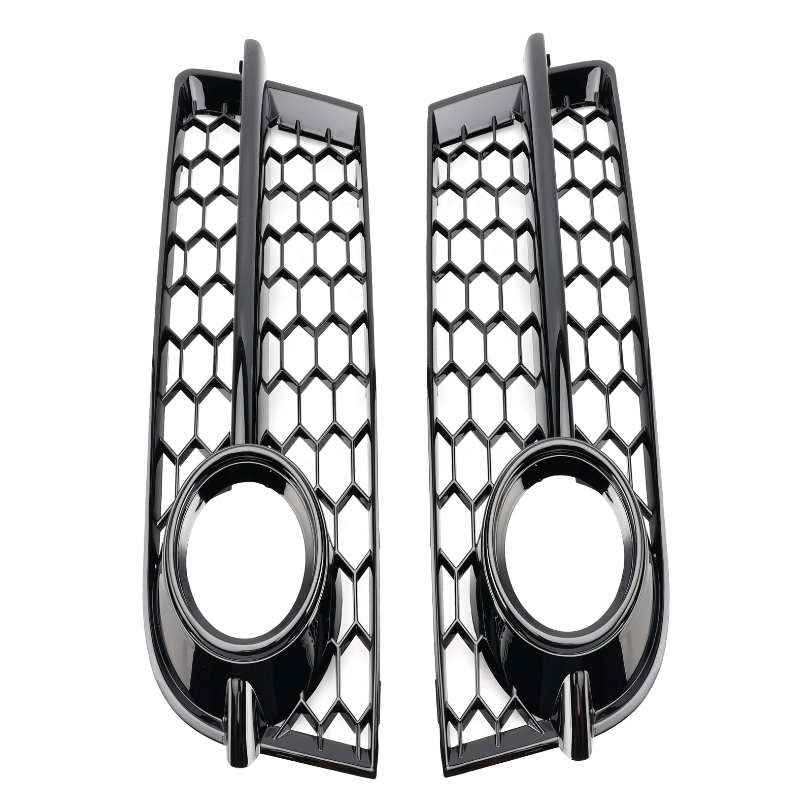 2007-2010 Audi TT MK2 Fog Light Cover Grille — Pair (8J0807681 / 8J0807682)