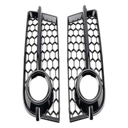 2007-2010 Audi TT MK2 Fog Light Cover Grille — Pair (8J0807681 / 8J0807682)