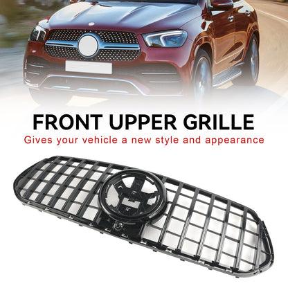 2019-2023 Mercedes-Benz GLE SUV V167 Pre-Facelift Gloss Black Front Grille