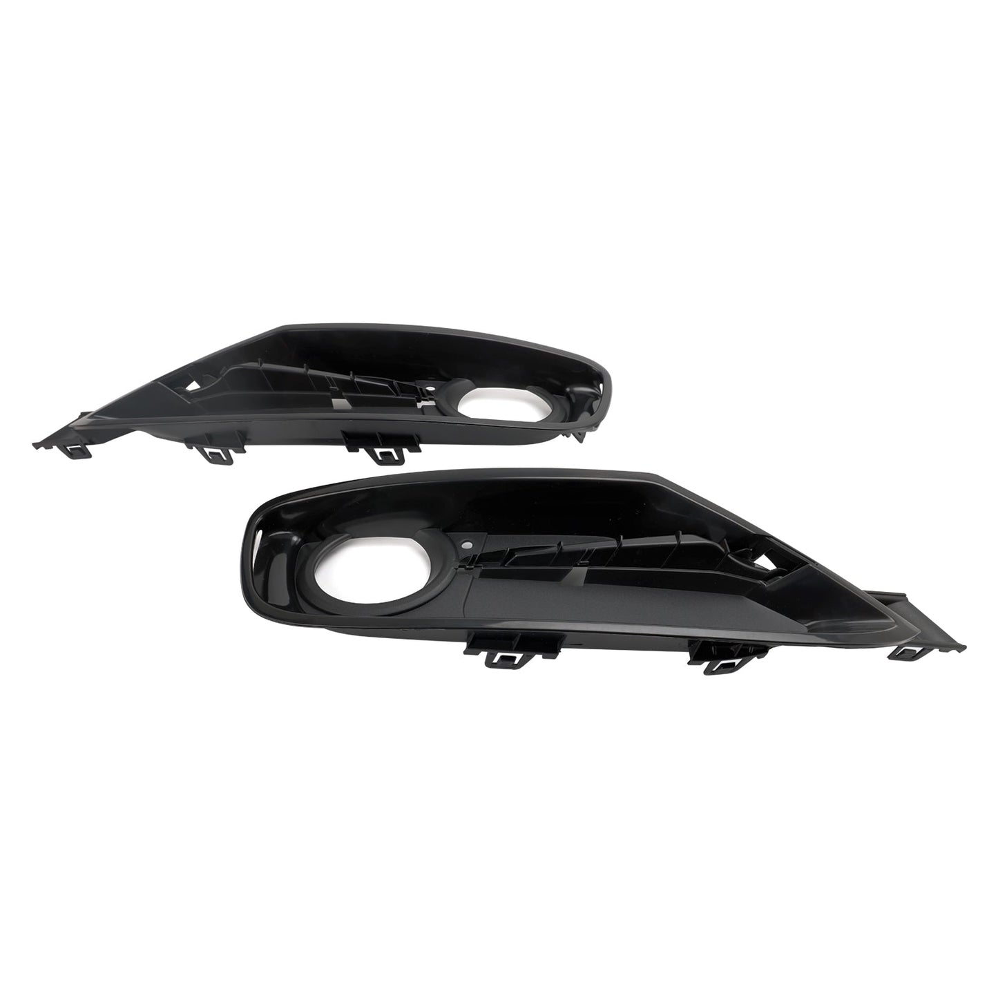 2013-2015 BMW 335i 335i xDrive Front Bumper Fog Light Grille Cover — Pair (51117300739 / 51117300740)