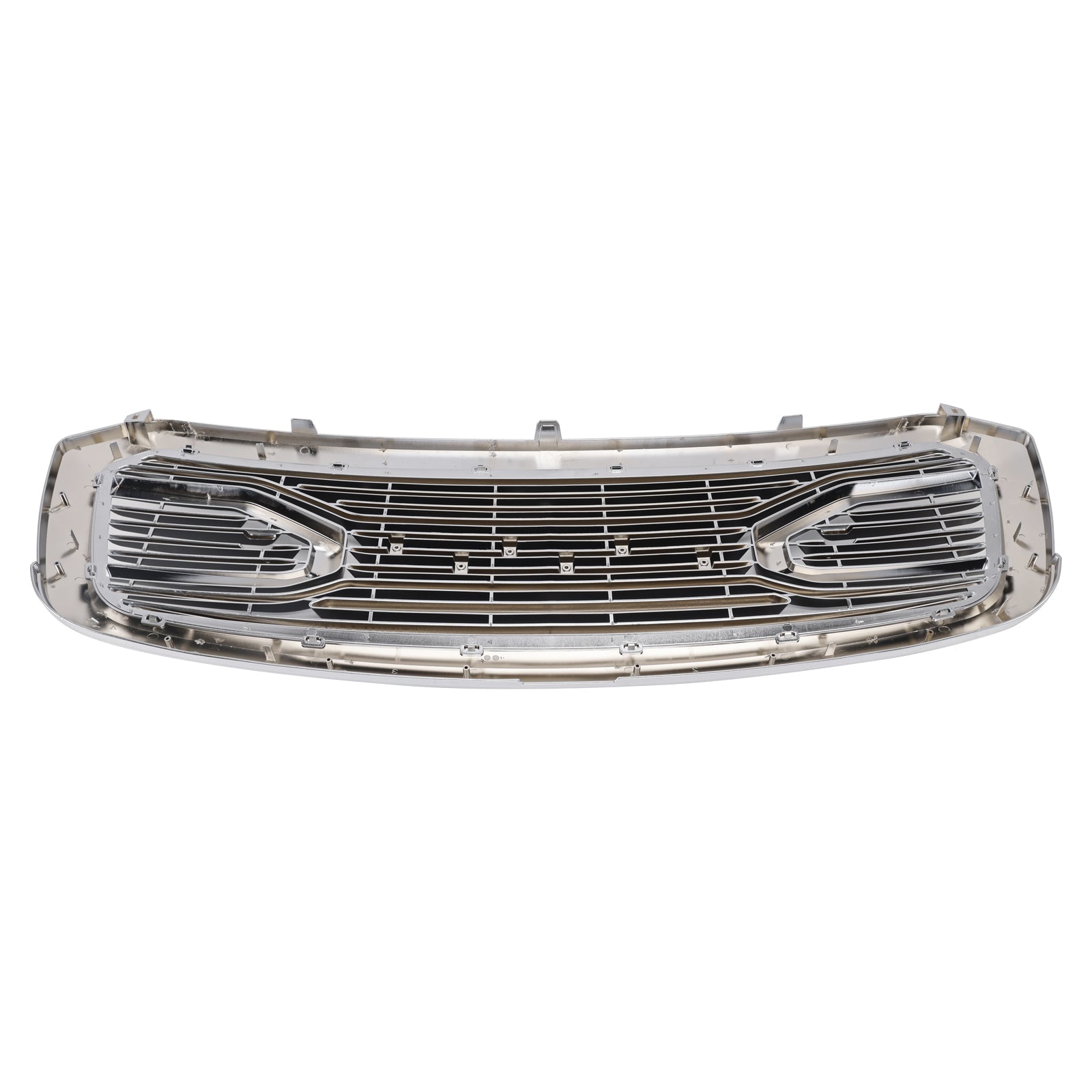 2013-2018 Dodge Ram 1500 Big Horn Style Chrome Front Bumper Grille