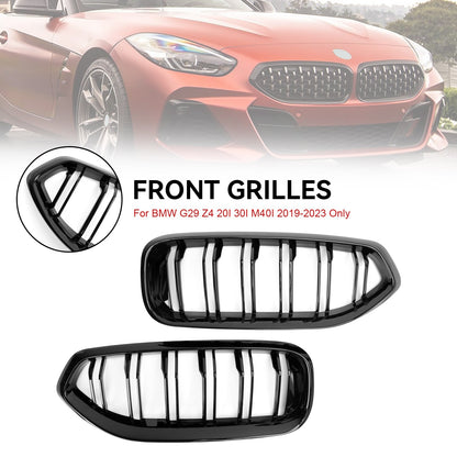 2019-2024 BMW Z4 G29 20i 30i M40i Gloss Black Front Kidney Grille (51138091295)