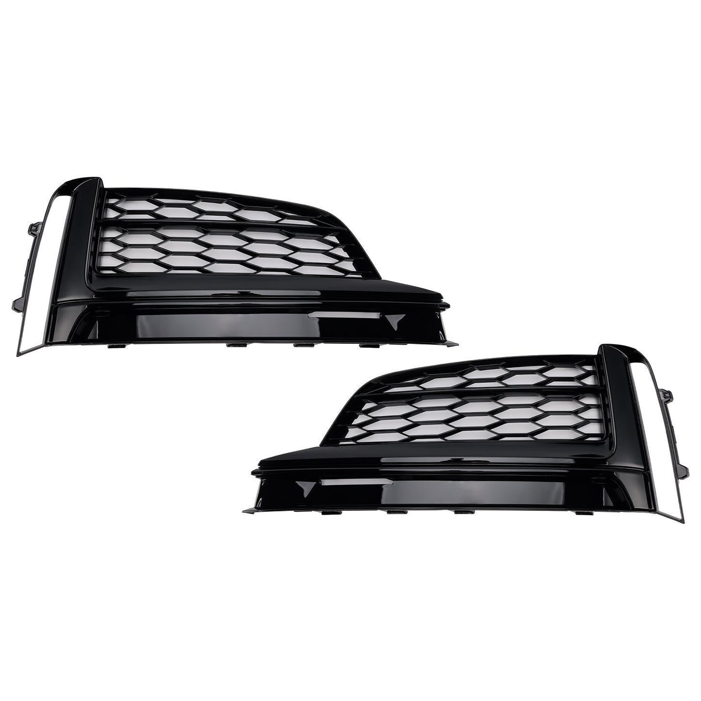 2018-2019 Audi A5 S-Line S5 Front Bumper Fog Light Grille Cover (Chrome)