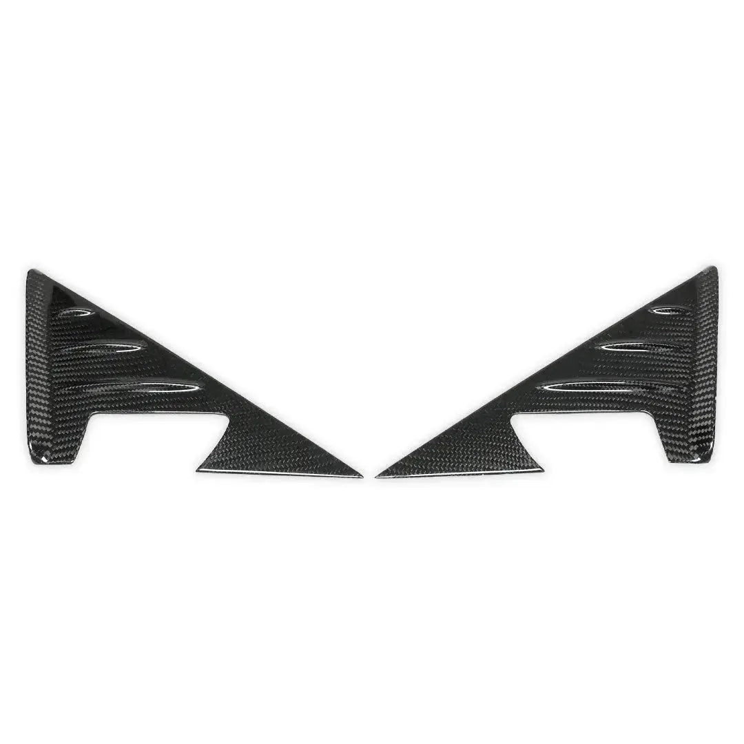 Carbon Fiber A-pillar Triangle Cover Trim Set - BMW G22/G23/G26 4 Series & G80 M3 & G82/G83 M4