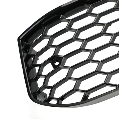 2008-2012 Audi A5 S-Line S5 B8 RS5 Style Black Fog Light Grill Grille — Pair