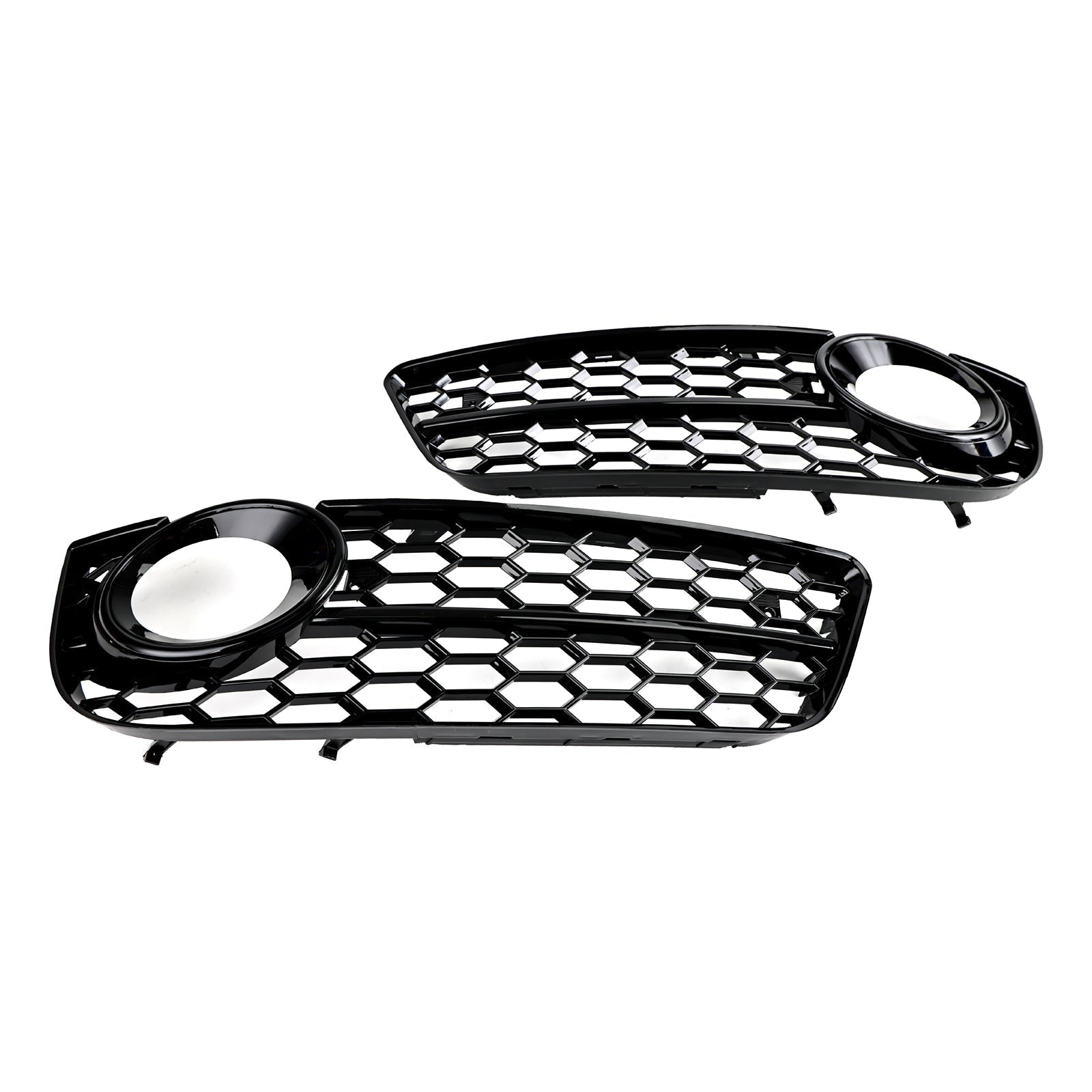 2007-2011 Audi A5 Standard Style Honeycomb Front Fog Lamp Cover Grill — Pair (1522024)