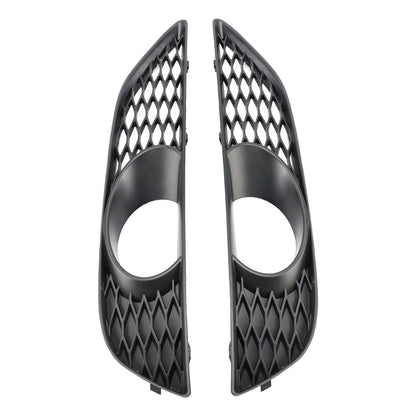 2010-2015 Audi Q7 Front Bumper Fog Light Grill Lamp Cover — Pair (4L0807675C / 4L0807676C)