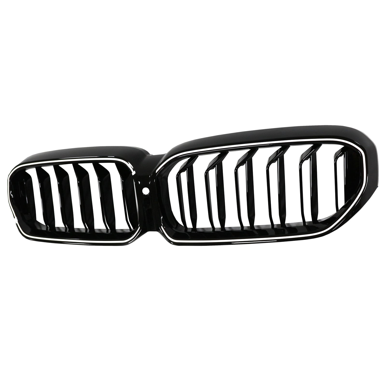 2021-2024 BMW 5 Series G30 G31 G38 Double Slat Gloss Black Front Kidney Grille