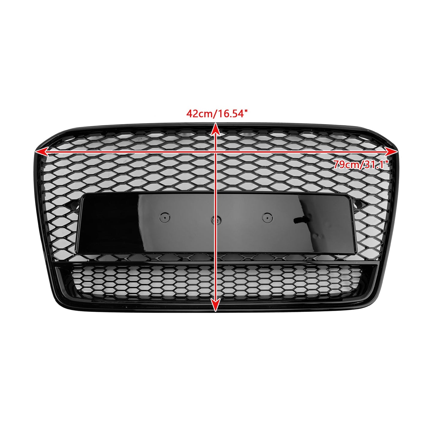 2013-2016 Audi A5 S5 B8.5 RS5 Style Honeycomb Front Bumper Grille (Black)