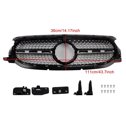 2020-2023 Mercedes-Benz GLA-Class H247 GLA200 GLA250 Diamond Front Grille