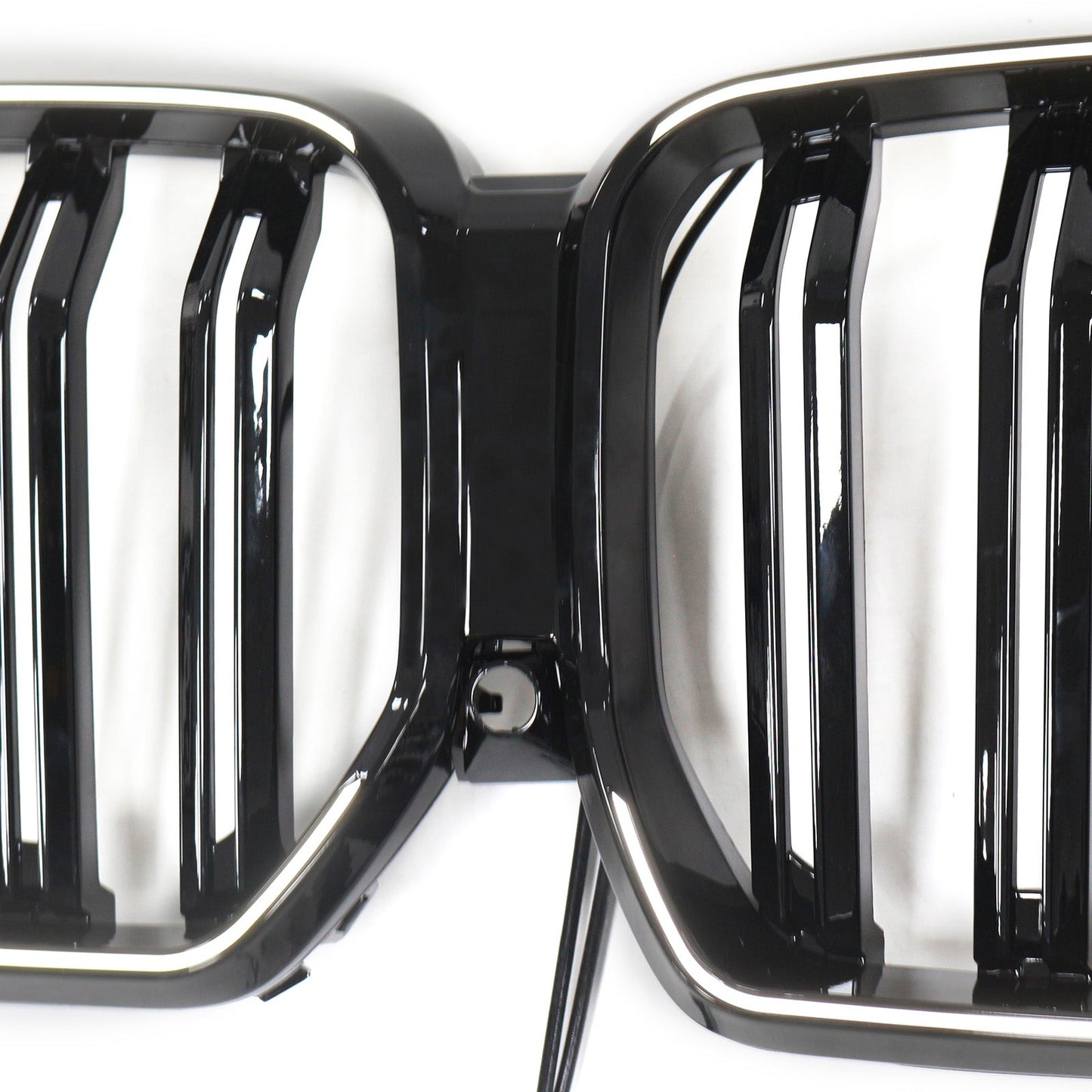 2020-2022 BMW X6 G06 M50i Gloss Black Front Bumper Grille with Camera Hole