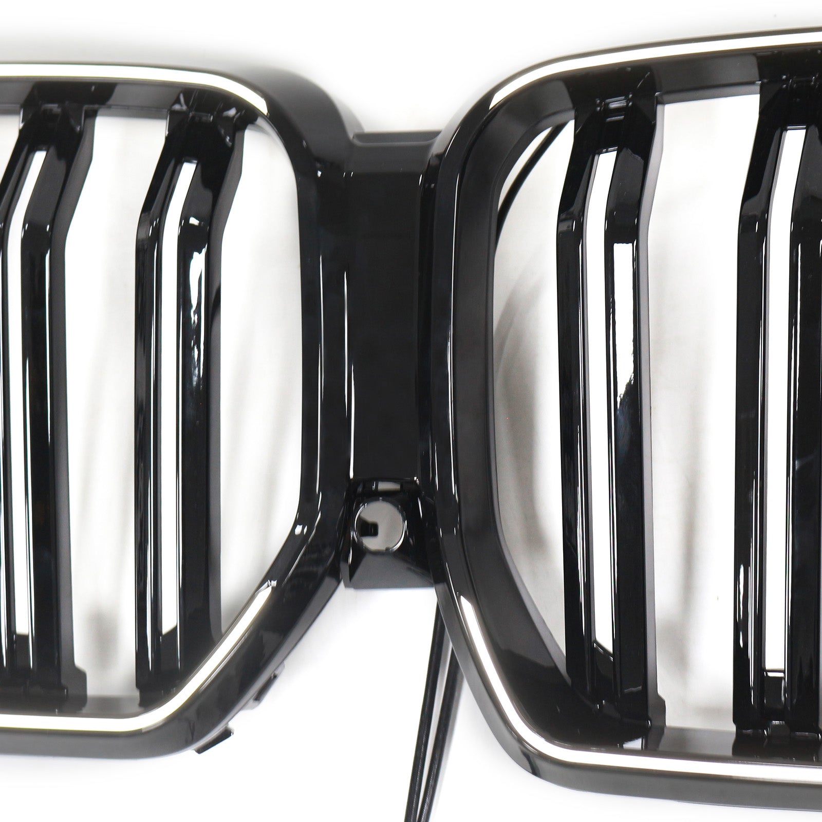 2020-2022 BMW X6 G06 M50i Gloss Black Front Bumper Grille with Camera Hole