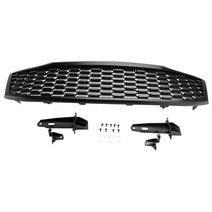 2012-2014 Toyota Hilux Vigo MK7 Matt Black Front Bumper Grill Grille