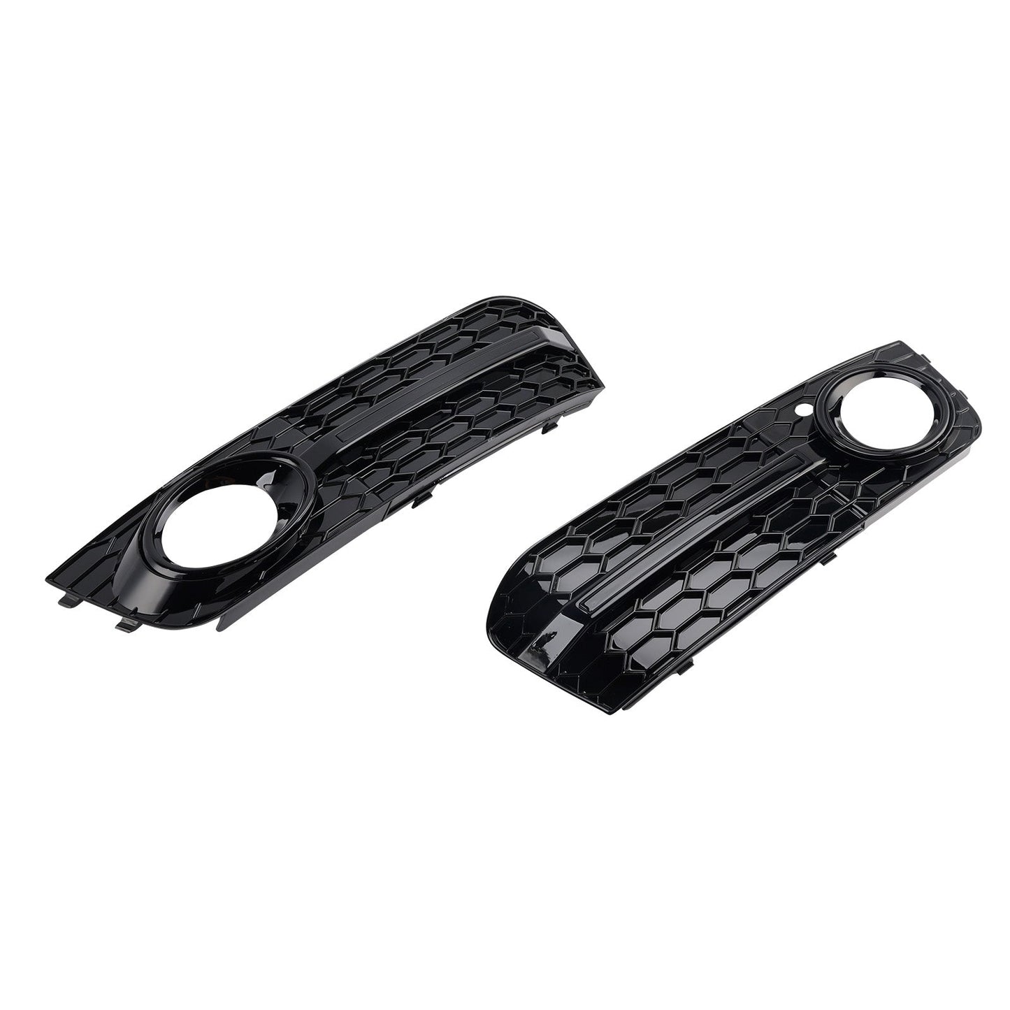 2009-2012 Audi A4 B8 Front Honeycomb Fog Light Grill — Pair (8KD807681)