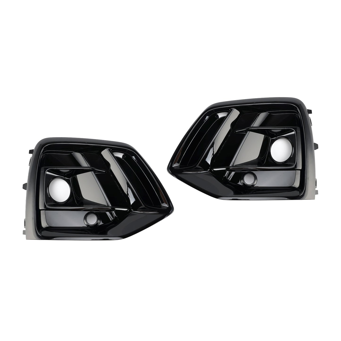 2021-2025 Audi Q5 SQ5 S-Line Black Front Fog Lamp Grille Cover