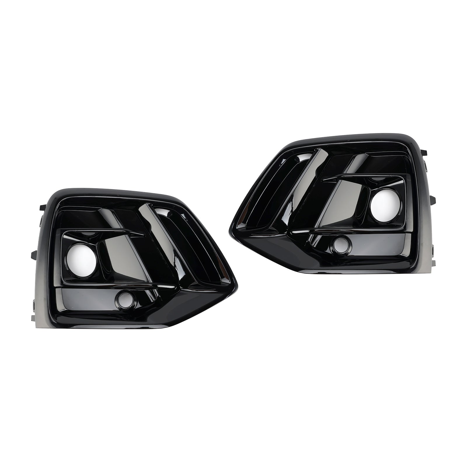 2021-2025 Audi Q5 SQ5 S-Line Black Front Fog Lamp Grille Cover