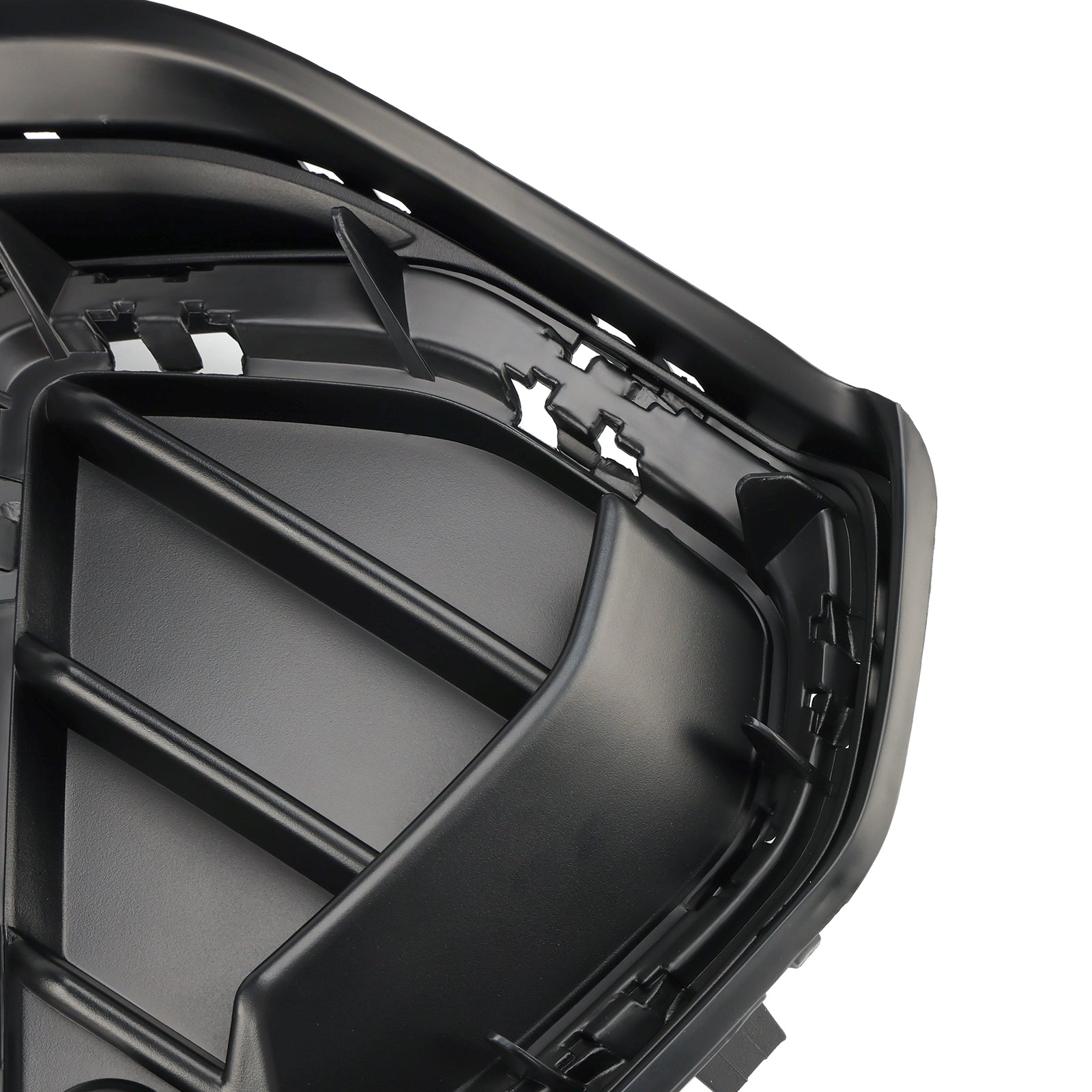 2019-2022 Audi Q3 S-Line Gloss Black Front Bumper Grille Cover — Pair