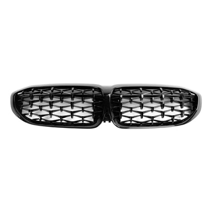 2019-2022 BMW 3 Series G20 G28 Diamond Black Front Kidney Grille (51138072085)