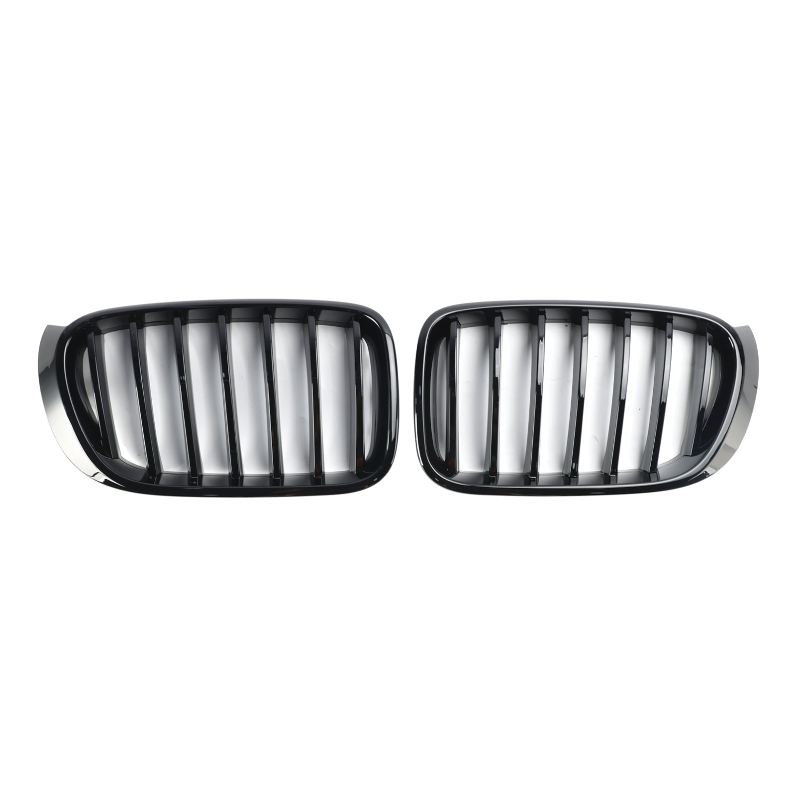 2014-2017 BMW X3 F25 Facelift Gloss Black Front Bumper Kidney Grille