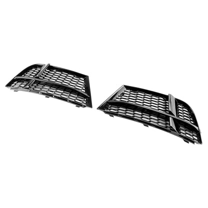 2016-2020 Audi A3 8V S-Line Front Fog Light Cover Bezel Grille — Pair (8V3807681AE / 8V3807682Q)
