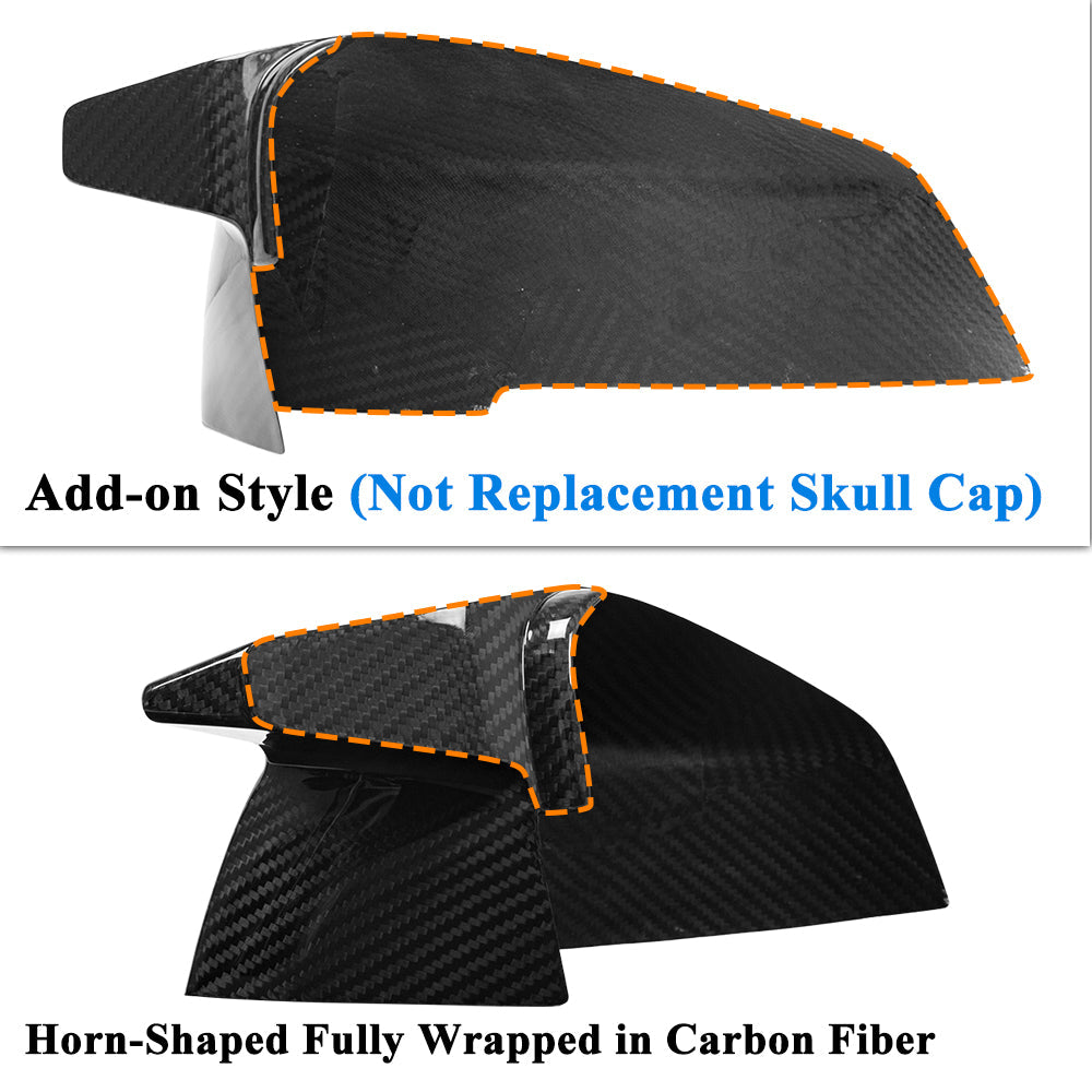 AeroBon CF Mirror Cap Overlays BMW 3 Series F30 (2013-2018) - product display view