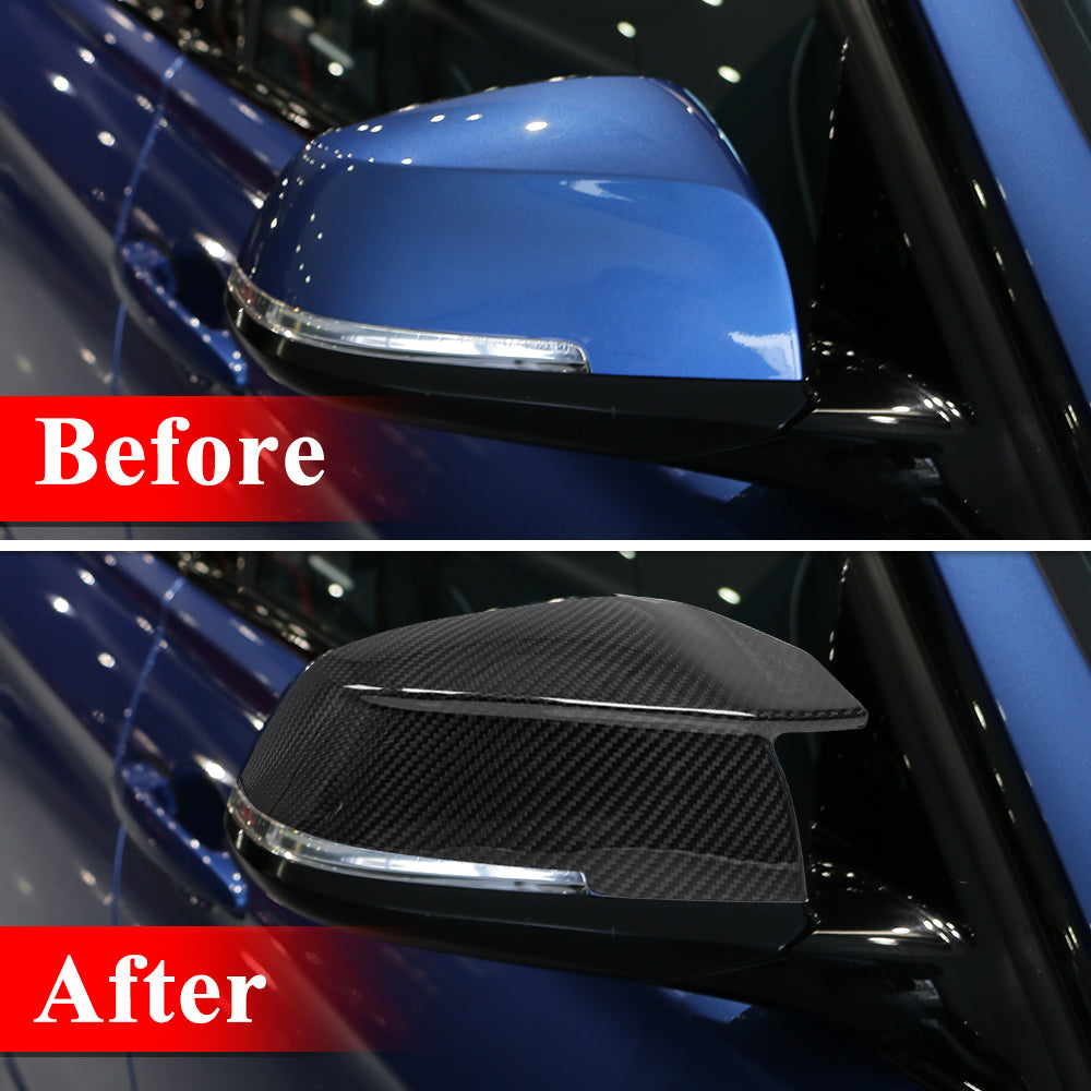 AeroBon CF Mirror Cap Overlays BMW 3 Series F30 (2013-2018) - additional detail view