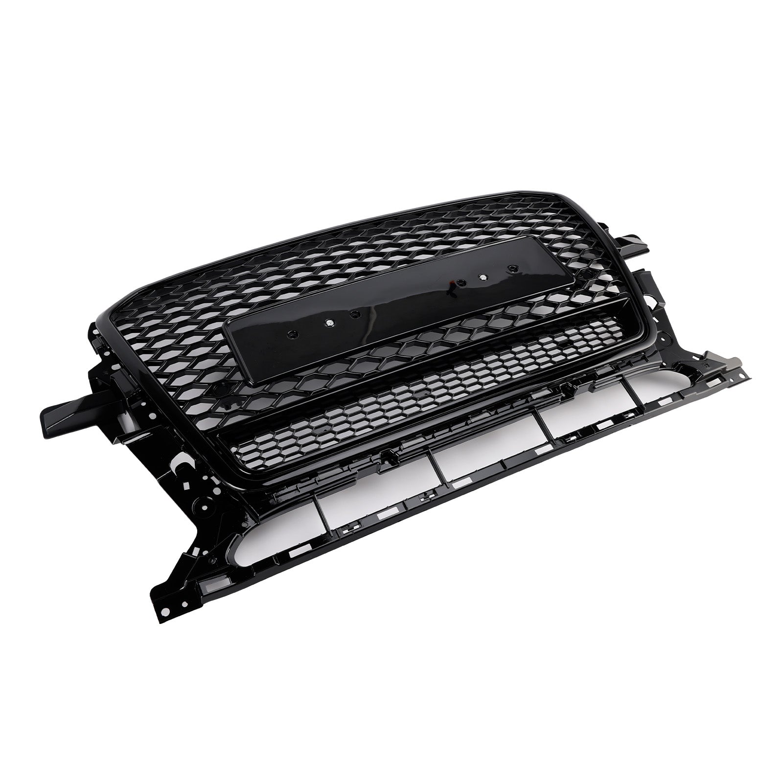 2013-2017 Audi Q5 Gloss Black Front Honeycomb Bumper Grille