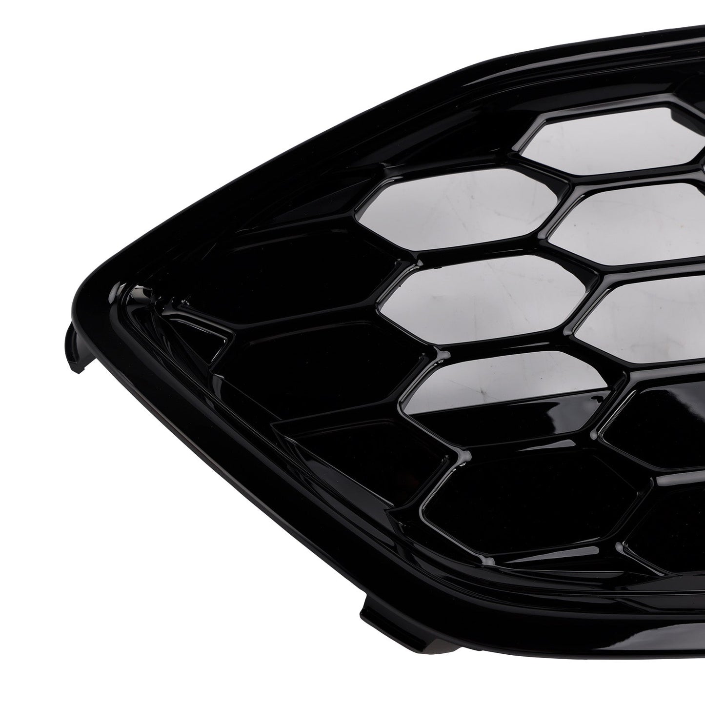 ST Style Gloss Black Mesh Front Bumper Grill Fit Ford Focus MK4 2018-2021