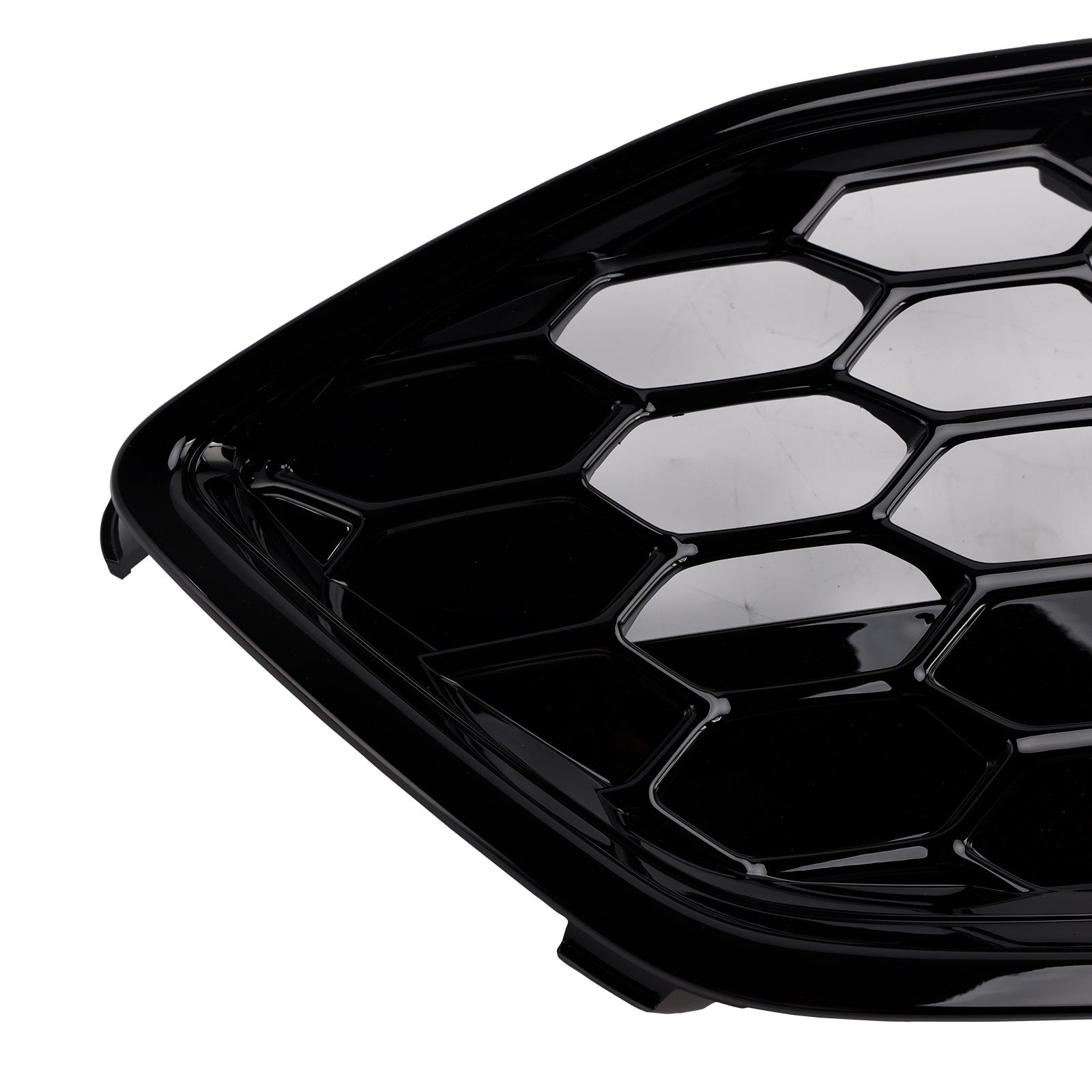 ST Style Gloss Black Mesh Front Bumper Grill Fit Ford Focus MK4 2018-2021