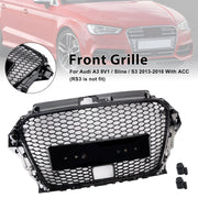 2013-2016 Audi A3 S-Line S3 RS3 Style Front Bumper Grille with ACC
