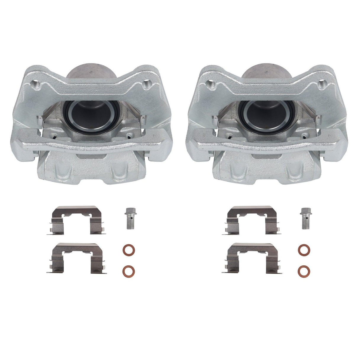 Front Disc Brake Caliper Pair with Bracket, Left & Right, for 2011-2014 Hyundai Sonata