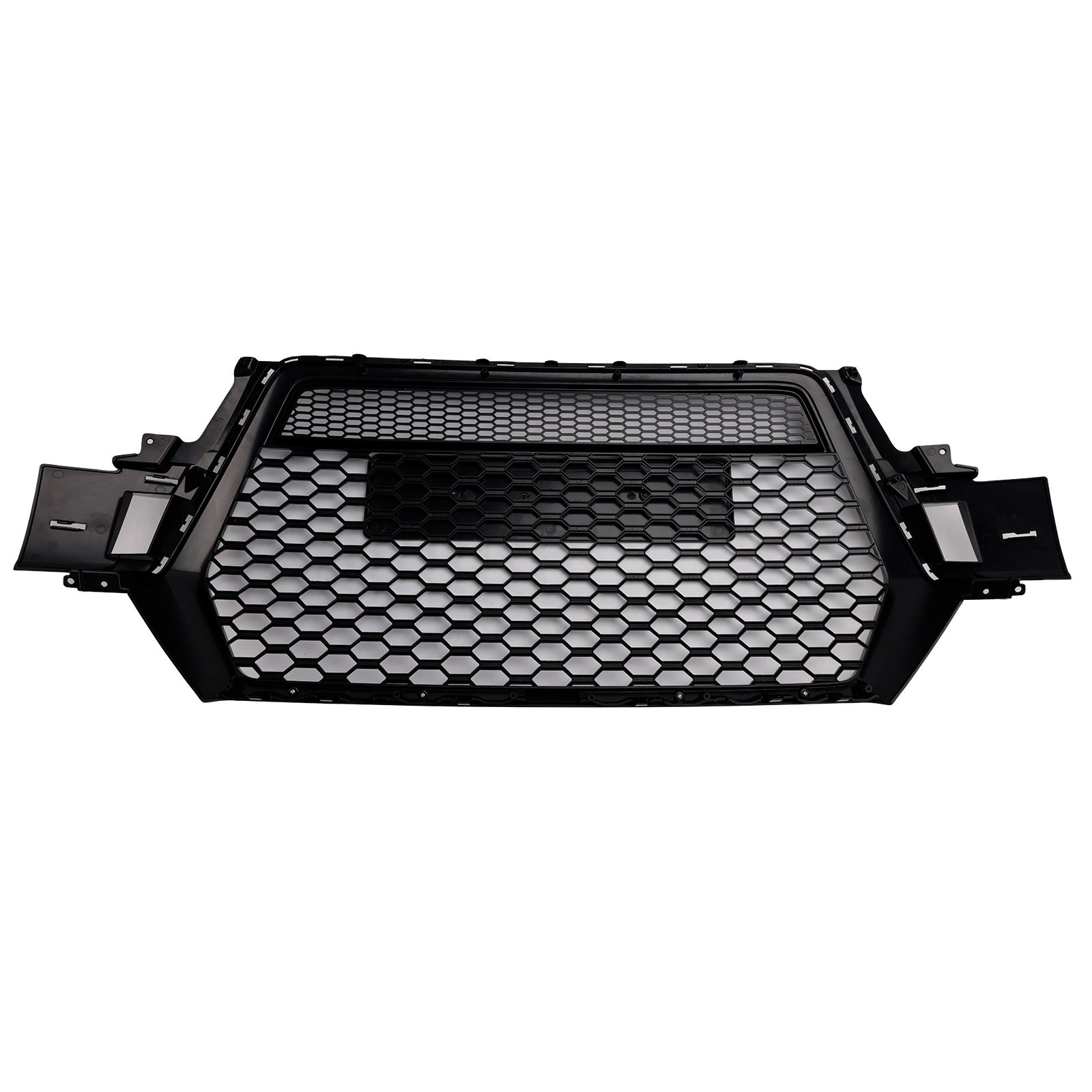 2016-2019 Audi Q7 Gloss Black Front Bumper Radiator Vent Mesh Grille