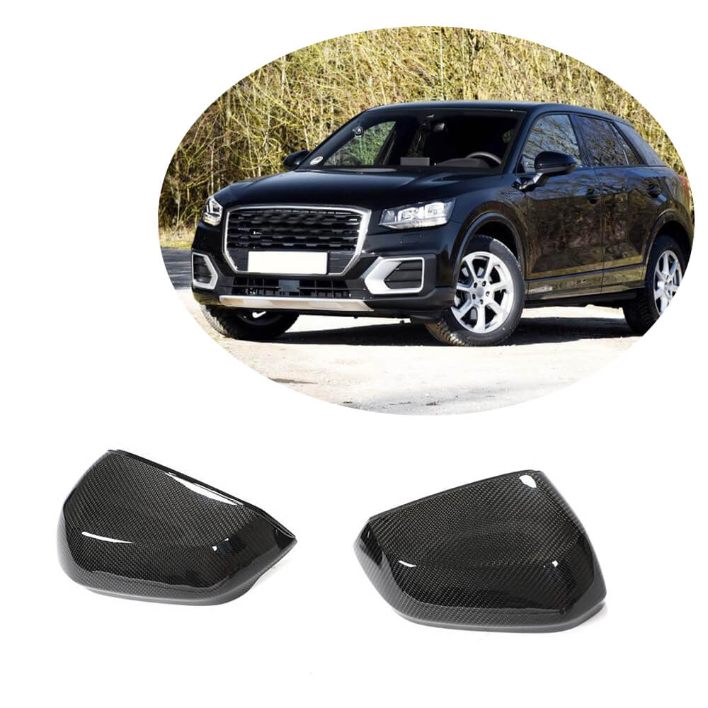 Audi Q2 Q3 Sport Utility 2019UP Mirror Covers Pair Carbon Fiber