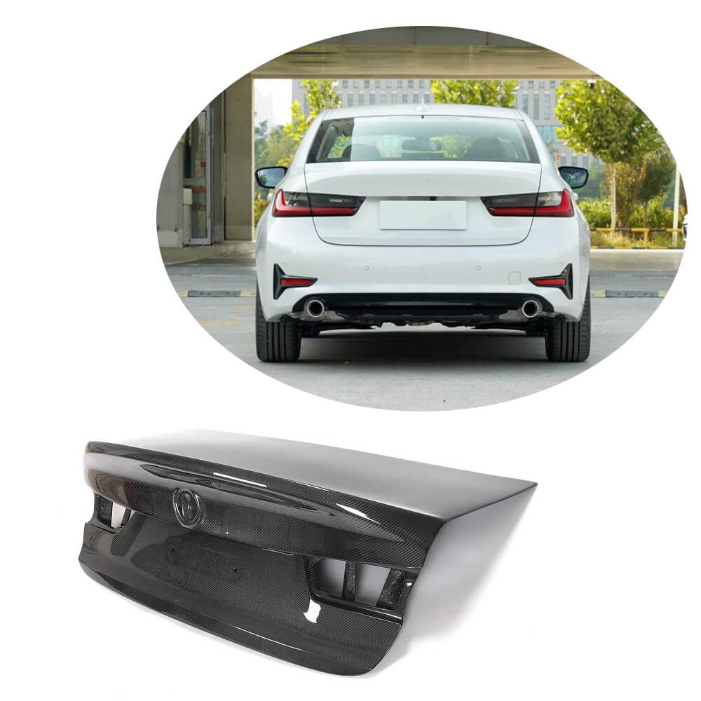 BMW 3 Series G20 2019-2021 Rear Trunk Tail Lid Cover Carbon Fiber